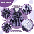 thumbnail image 5 of HQREA Dog Dress Bow Tie Harness Leash Set for Puppy Cats Girl Pet Bunny Princess Clothes, 5 of 7
