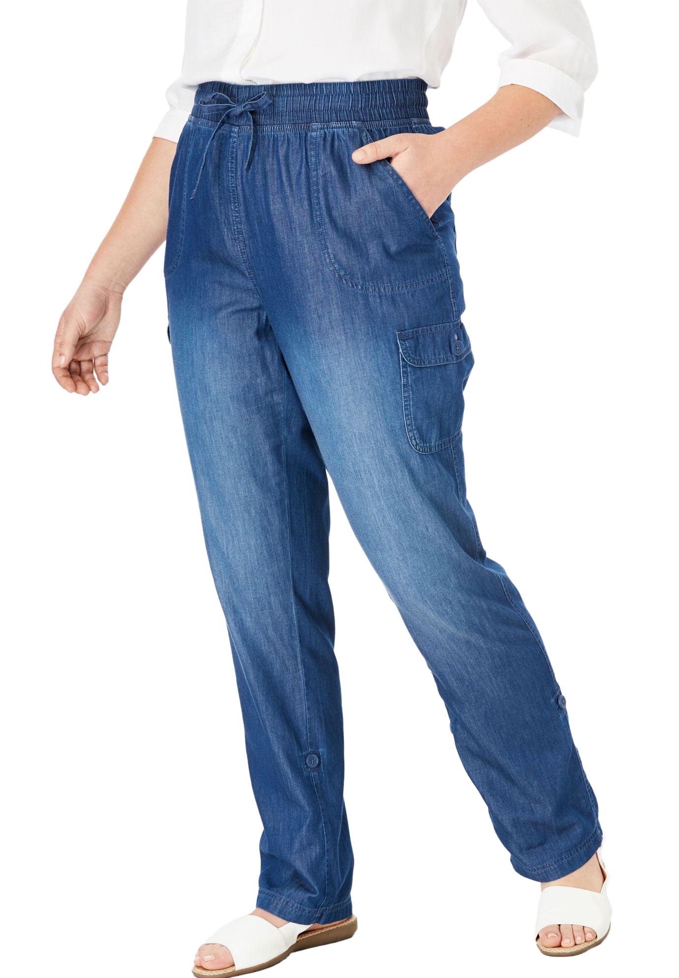 woman within cargo pants