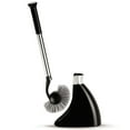 thumbnail image 2 of simplehuman Toilet Brush with Caddy, Stainless Steel, Black, 2 of 5