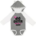 thumbnail image 3 of Inktastic Big Sister Again with Bow and Arrow Girls Long Sleeve Baby Bodysuit, 3 of 5