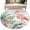 Green Grey, variant on Pink Flamingo Round Area Rug 7Ft Washable Circle Rugs for Dorm Laundry Room, Watercolor Summer Botanical Floral Non-Slip Carpet Floor Mats Indoor Outdoor Carpet Runner Aesthetic Home Decor