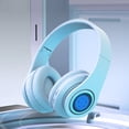 thumbnail image 5 of QTOCIO Bluetooth Headphones, Bluetooth Headset Bluetooth 5.2 Esports Headset With Low Latency, 20H Of Use Time, Foldable Lightweight Headset With Microphone, 5 of 5