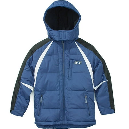 Athletic Works - Boys' Down Detachable-Hood Jacket