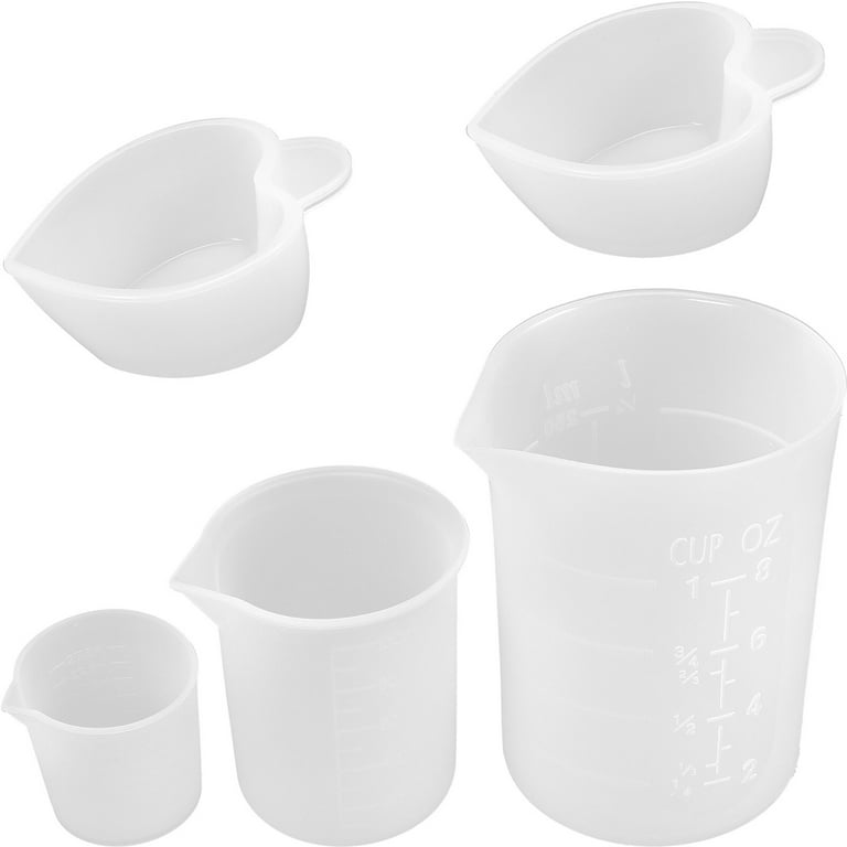 6 Pack Silicone Epoxy Resin Mixing Cups Stirrers Tools Kits Measuring Cup  DIY