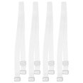 thumbnail image 1 of Unique Bargains 2 Pair Non-Slip Adjustable Invisible Clear Bra Shoulder Strap Transparent 12mm, 1 of 7