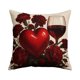 thumbnail image 5 of Funda De Almohada Funda de almohada de terciopelo rosa negra de 45 x 45 cm, funda de cojín floral para decoración de coche, sofá, cama (1 unidad) JASKFLY, 5 of 8