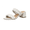 Ivory, variant on Onyx Chunky Heel Sandals for Women – Braided Slip On Block Heel Womens Dress Shoes, Wide Widths Available