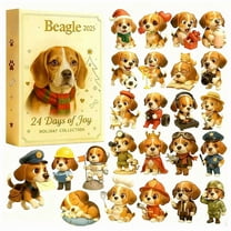 2025 Beagle Advent Calendar 24 Adorable Beagle Figurines Daily Dose Of for Dog Lovers