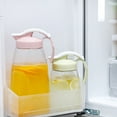 thumbnail image 3 of Beverage Storage Container Heat Cold Water Jug Plastic Juice Pitcher Household Teapot Kettle - Size L (Blue), 3 of 8
