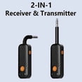 thumbnail image 1 of Bluetooth 5.2 Audio Receiver mitter 3.5mm AUX Stereo Wireless Audio Adapter with Mic for Headph, 1 of 5