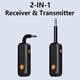 thumbnail image 1 of Bluetooth 5.2 Audio Receiver mitter 3.5mm AUX Stereo Wireless Audio Adapter with Mic for Headph, 1 of 5