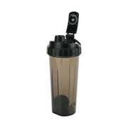 Athletic Works 24oz Black Shaker Bottle - Tritan BPA-Free Leak-Proof