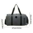 thumbnail image 4 of Sentmoon Large Capacity Travel Bag Multi-Functional Sports Fitness Wet Dry Separation Swimming Bag Perfect for Short Trips Sports Activities Organized Practical Storage, 4 of 7