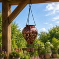 thumbnail image 4 of Solar Hot Air Balloon Lantern, Outdoor Hanging Solar Hummingbird Lights, Metal Hanging Solar Lanterns Decorative LED Night Lights for Outside Wall, Patio, Pathway, 4 of 6