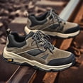 thumbnail image 6 of NOKIO Men's 𝖫a𝖼e Up Sneaker Comfortable Cushion Wide Width Shoes Fashion Outdoor Running Shoes Lightweight Mountaineering Sports Shoes Durab𝗅e Anti-S𝗅ip Athlet𝗂c Shoes, 6 of 9