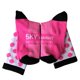 thumbnail image 2 of Deportes al aire libre rayas punto calcetines mujeres hombres ciclismo correr calcetines (rosa), 2 of 6