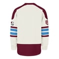 thumbnail image 3 of Men's '47 Cream Colorado Avalanche Pond Hockey Trio Eternal Lacer Sweatshirt, 3 of 3