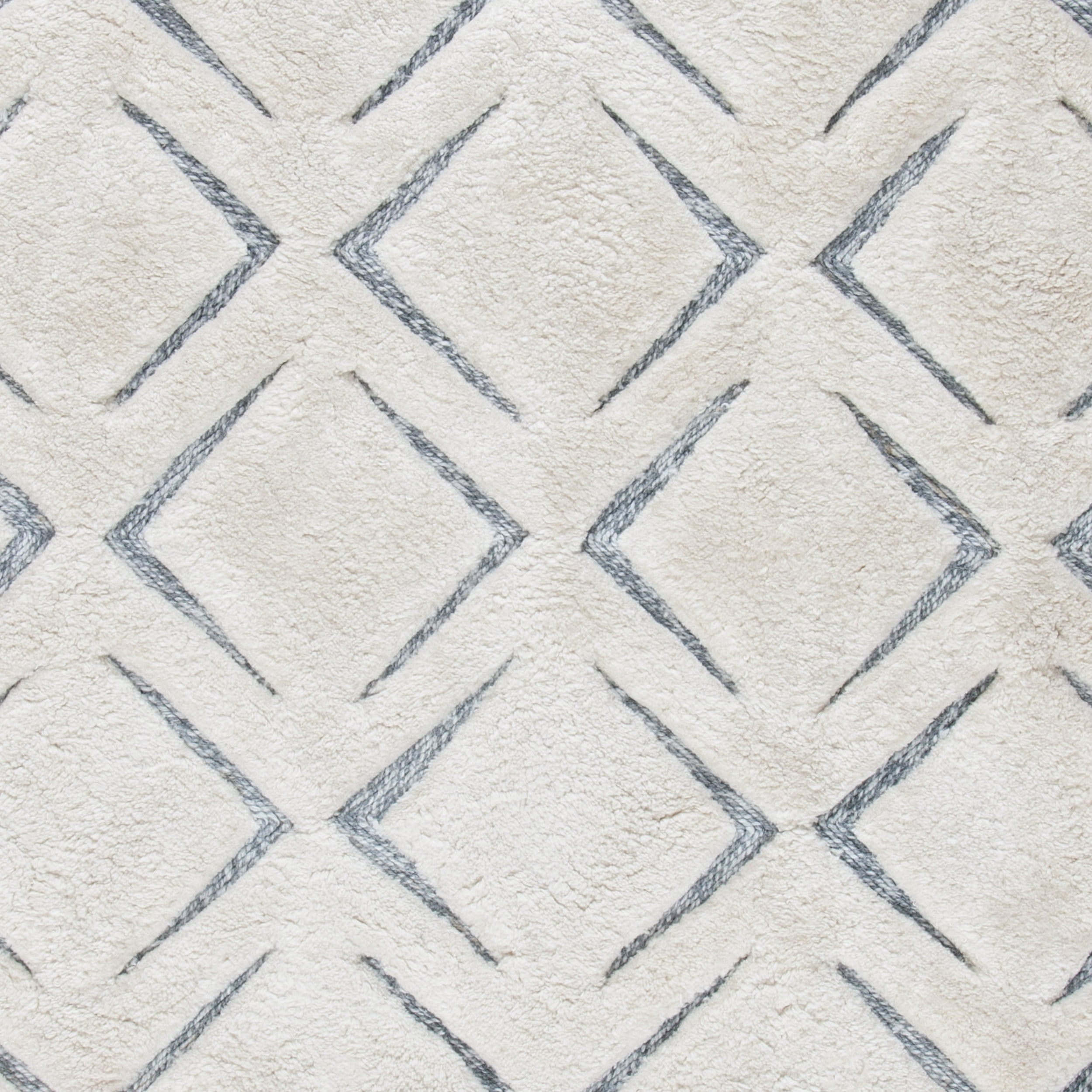 SAFAVIEH Sahara Ashlea Geometric Area Rug, Ivory/Grey, 6' x 9'