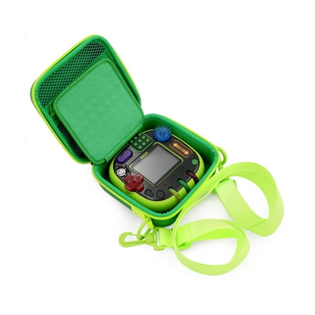 KidCase Green Toy Box Case for Leapfrog Rockit Twist Handheld Learning Game System , Includes Shoulder Strap, By Casematix