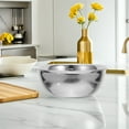 thumbnail image 4 of Minkissy 5Pcs Stainless Steel Food Bowl For Salad Serving Kitchenware Modern, 4 of 6