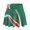 Green Red Striped Print, variant on HELLHERO Polyester Spandex Blend Tennis Skirt for Golf Workout Training Pickleball, High Waisted Golf Skirts with Built-in Shorts, Pleated Athletic Skort for Women