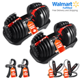 thumbnail image 1 of IMFit 5–52.5 lb Adjustable Dumbbell Set with 2 Hand Grips & 2 Jump Ropes | Complete Home Workout Bundle | Space-Saving Home Gym Workout Equipment, 1 of 9