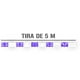 thumbnail image 2 of Papel Picado Religioso | Guirnaldas | Enramado | 5 tiras de 5 metros | diseño de semana santa blanco y morado con colores vibrantes | decoración de plastico picado, 2 of 6
