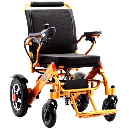 Electric Wheelchairs Horizon Med Lightweight Electric Wheelchair, Fold Folding Electric Wheelchair, Medical Mobility Aid Power Wheelchair, Heavy Duty ()