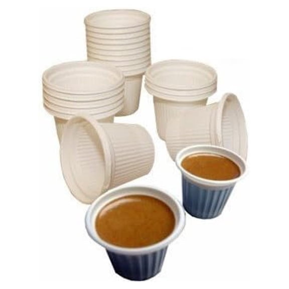Mini disposable for Cuban and espresso coffee cups 3/4 oz. Pack of 1500