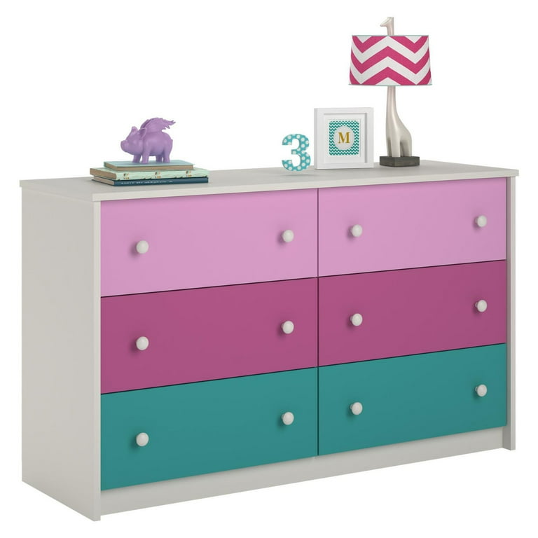 Ameriwood home kaleidoscope 6 drawer dresser discount