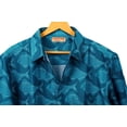 thumbnail image 3 of LA LEELA Men's Hawaii Cruise Vacation Tops Hawaiian Print Aloha Summer Mens Shirts Stylish Beach Short Sleeve Button Down XXL Fish, Blue, 3 of 6