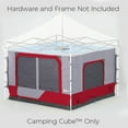 thumbnail image 2 of E-Z Up® Camping Cube™ Outdoor Tent 6.4, Converts 10' Straight Leg Canopy into Camping Tent, 2 of 8