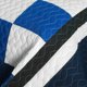 thumbnail image 4 of A cuadros azul blanco azul marino ropa de cama Full / Queen Juego de edredón Patchwork Moderno, 4 of 4
