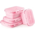 thumbnail image 3 of 4 contenedores plegables de silicona, contenedores plegables para almacenar alimentos, loncheras de silicona, loncheras de silicona plegables, juegos de contenedores de almacenamiento de, 3 of 8