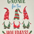 thumbnail image 3 of Contemporary Home Living "Gnome for the Holidays" Christmas Swedish Dishcloths - 7.75" - Set of 3, 3 of 5