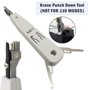 9-in-1 Network Toolkit with RJ45 Ethernet Crimping Tool, Krone Type Punch Down Tool, Networking Cable Tester, RJ45 Connectors, and Wire Strippers with Carrying Case