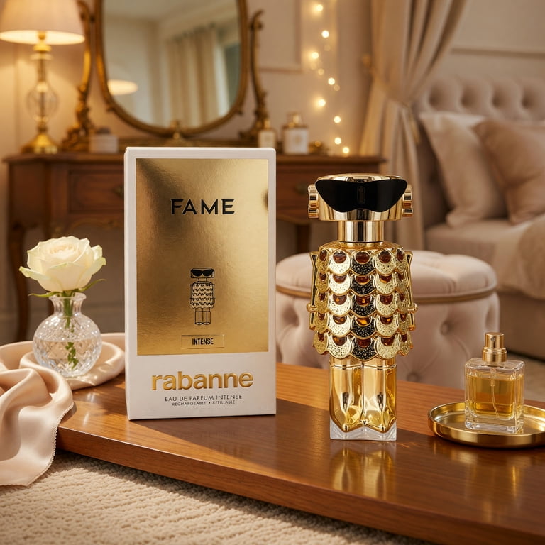 Paco Rabanne, Fame Intense, Floral Spicy Perfume, 2.7 oz EDP Spray
