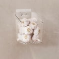 thumbnail image 5 of 1 Pc Storage Organizer Bins Wall Mounted Shower Caddy, Bathroom shelves Stackable Clear Plastic Toothbrush Holder Adhesive Hanging Bin for Bathroom, Kitchen, Cabinet, 3.85x3.77x4.33 Inch, White, 5 of 9