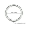 thumbnail image 2 of Unique Bargains Bague Ronde en Acier Inoxydable 316 45 mm ID 6 mm d'Épaisseur, Lot de 3, 2 of 5