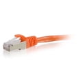 thumbnail image 3 of C2G 00985 C2G 6in Cat6 Snagless Shielded (STP) Network Patch Cable - Orange - Category 6 for Network Device - RJ-45 Male - RJ-45 Male - Shielded - 6in - Orange, 3 of 4