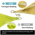 thumbnail image 6 of HOMEYA 8'x 8'x 8' Triangle Sun Shade Sail Canopy,95% UV Blockage Waterproof Sunshade,Durable Canopy Awning Shelter for Outdoor Patio Garden Backyard, 6 of 8