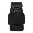 thumbnail image 2 of 80L Large Capacity Outdoor Military Tactical Backpack Rucksack Camping Hiking Backpack Sport Shoulder Bag for Outdoor - Black, 2 of 7