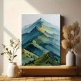 thumbnail image 6 of Peak District Nature Landscape Watercolor Canvas Print, Outdoor Lover Home Gift Wall Decor Art, 6 of 8
