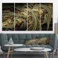 thumbnail image 1 of Metallic Fabric Pattern - Abstract Print On Canvas, 1 of 3