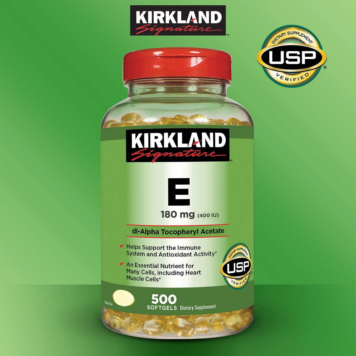 Kirkland Signature Vitamin E 180mg., 500 Softgels Ubuy Philippines