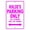 Pink, variant on Khloe's Parking Only All Others Will Be Towed Name Gift Novelty Metal Aluminum 8"x12" Sign