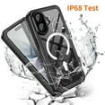 thumbnail image 4 of Casetego for iPhone 17 Waterproof Case,Compatible with Mag-safe,with Built-in Screen Protector Full-Body Snowproof,Dustproof and Shockproof Protective Magnetic for iPhone 17 2025 Phone Case,Black, 4 of 9
