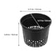 thumbnail image 2 of BRIGHTFUFU 10Ud Macetas Negras Para Plantas Con De Malla Ventilada Para Y Balcones, 2 of 8