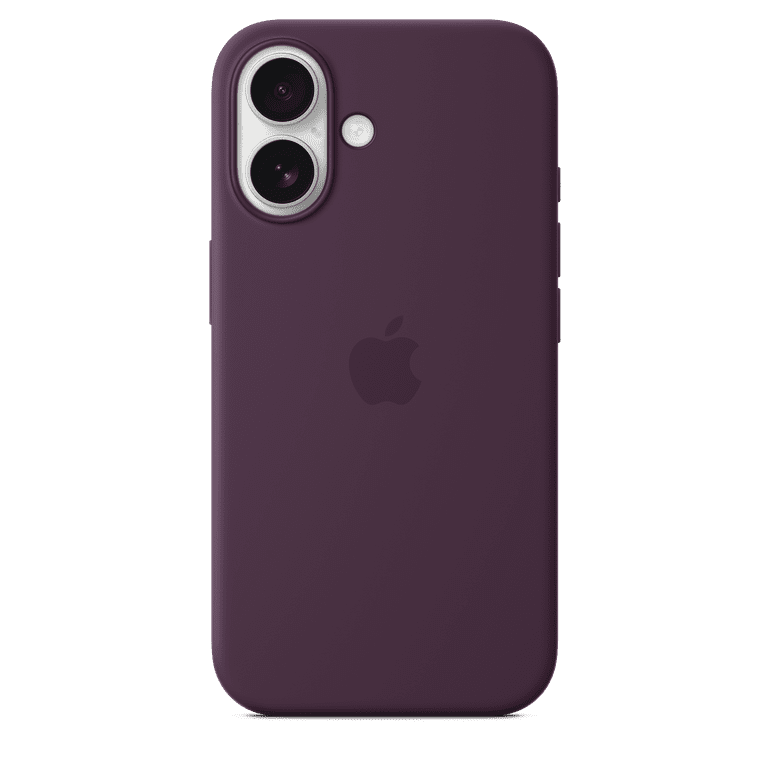 Apple iPhone 16 Pro シリコンケース プラム (パープル) Apple iPhone 16 Silicone Case with MagSafe - Plum - Walmart.com