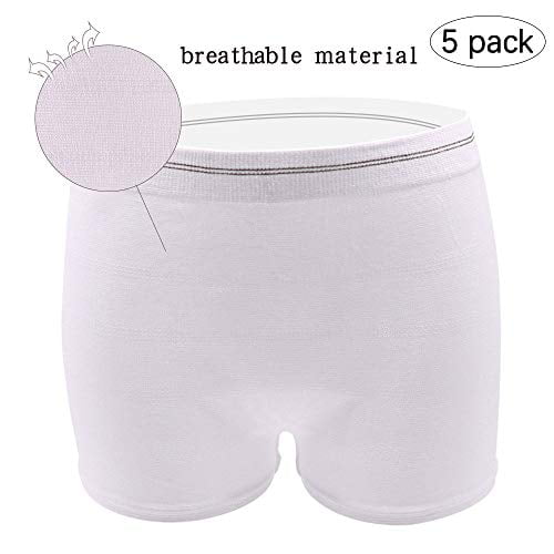 Mesh Postpartum Underwear Disposable Washable Seamless Hospital Panties ...